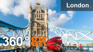 伦敦 英国 8K 虚拟旅行 360 度视频