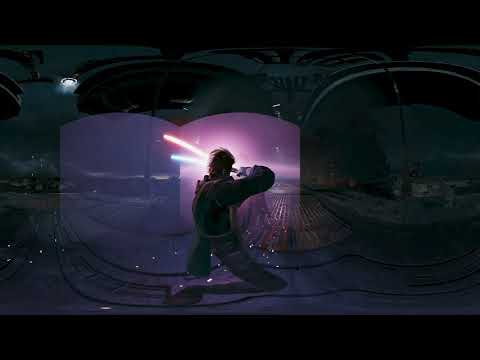 360 Star Wars  Jedi: Fallen Order - Gameplay  Intro Tutorial mission Train  VR headset