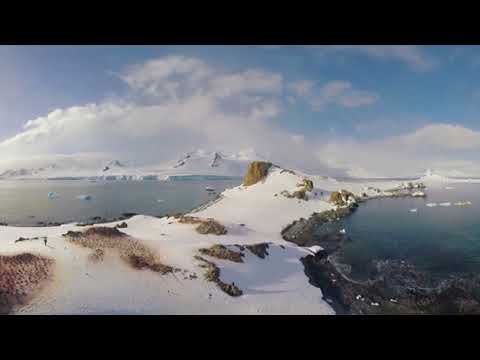 Antarctica Frozen world Scenic Relaxation 360Film in 5K