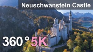 新天鹅堡德国空中 360 视频 5K