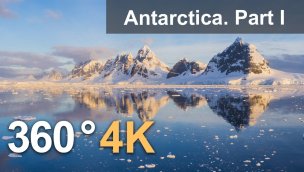 360南极洲第一部分4K航拍视频