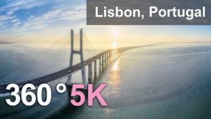 葡萄牙里斯本 360 度 5K 航拍视频