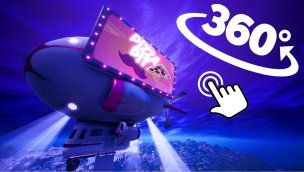 VR 360 游戏视频中的 Fortnite 第 9 季