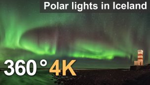 冰岛 360 极光 4 视频