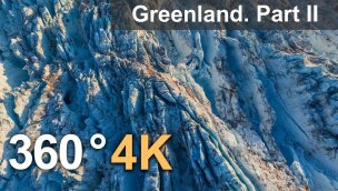 格陵兰 360 度冰山第二部分 4 航拍视频