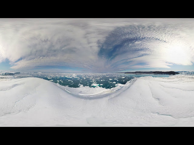 360 Icebergs of Greenland Part VI 4 aerial video图3