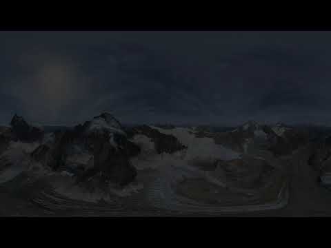 Matterhorn Mountain Alps Switzerland Aerial 360 video in 12K