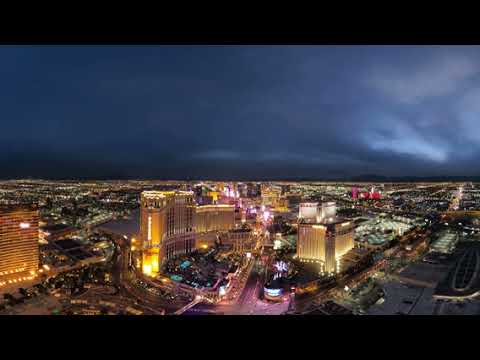 Las Vegas USA Aerial 360 video in 12K图1
