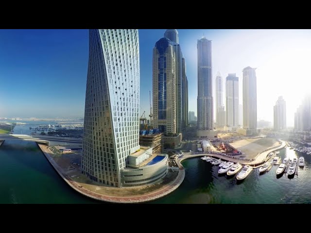 360 The Emirates UAE 4K aerial video图1