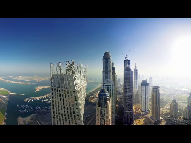 360 The Emirates UAE 4K aerial video图2