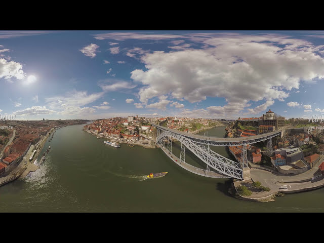360 Porto Portugal 56K aerial video图1