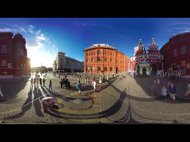 360 Moscow Kremlin 4 aerial video图1