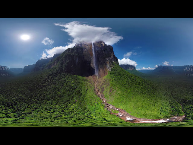 360 Angel Falls Venezuela Part I Aerial 8K video图1