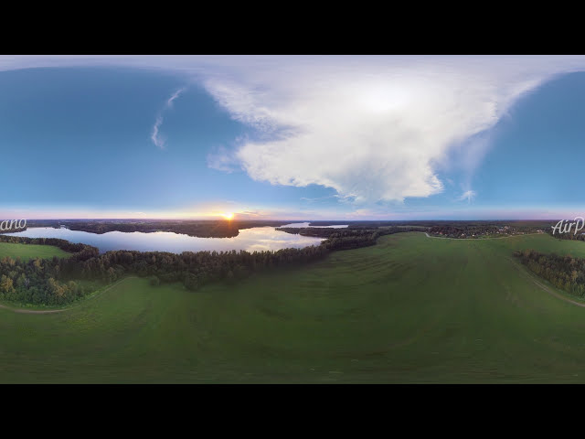 360 Istra Reservoir Russia 4 aerial video图2