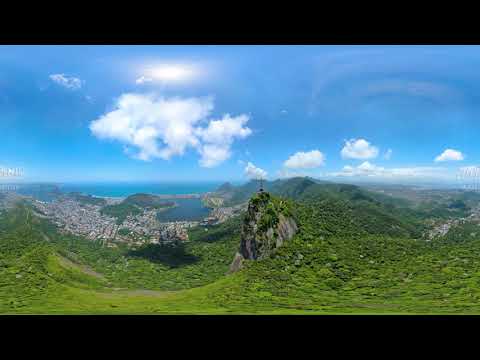 Christ the Redeemer The Icon of Rio de Janeiro Brazil Aerial 360 video in 12K图3