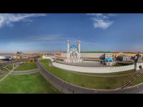 Kazan Russia Capital of the Republic of Tatarstan Aerial 360 video in 12K图1