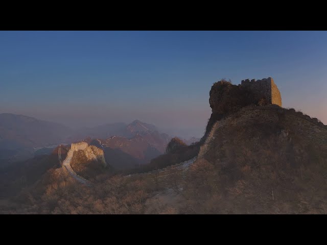Great Wall of China Jiankou and Jiaoshan 12K VR aerial 360 video图2