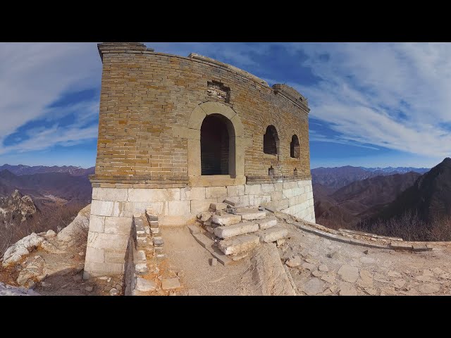 Great Wall of China Jiankou and Jiaoshan 12K VR aerial 360 video图3