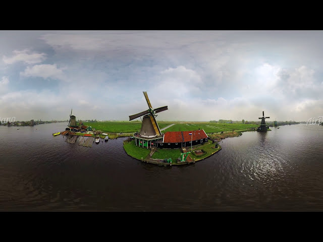 360 Holland Windmills Part I 4 aerial video图2