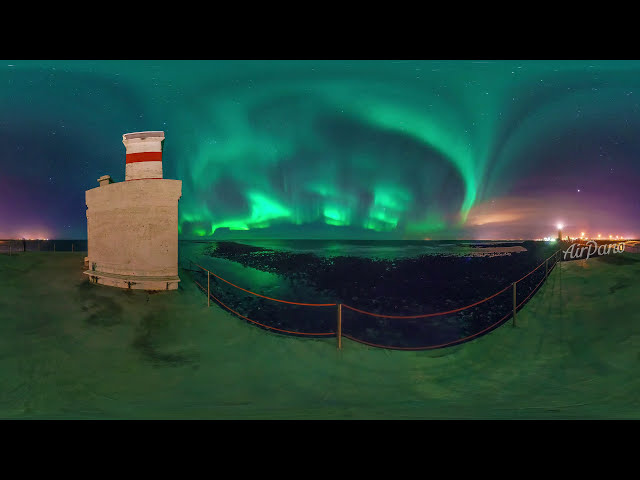 360 Polar lights in Iceland 4 video图2