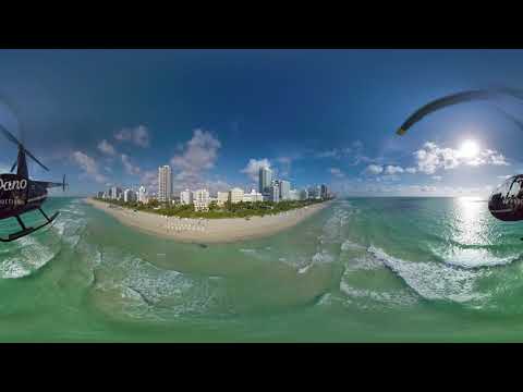 Miami Beach Florida USA Aerial 360 video in 5K图1
