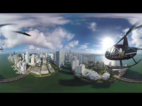 Miami Beach Florida USA Aerial 360 video in 5K图2