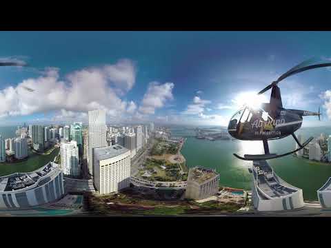 Miami Beach Florida USA Aerial 360 video in 5K图3