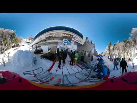 Rosa Khutor Ski Resort Southern slope Sochi Russia 360 video in 4K