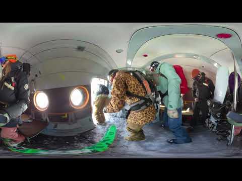 Snow Valley Freeride in Kamchatka Russia 360 video in 5K