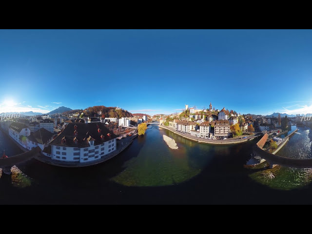 360 Lucerne Switzerland Part I 4 aerial video图2