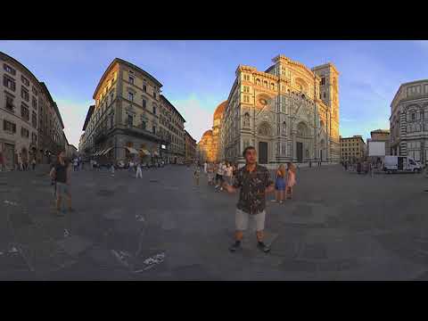 A Guided VR City Tour Of Florence Tuscany - 8K 360 3D Video图1