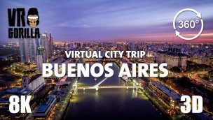布宜诺斯艾利斯360VR导览-虚拟城市之旅-8K立体360视频