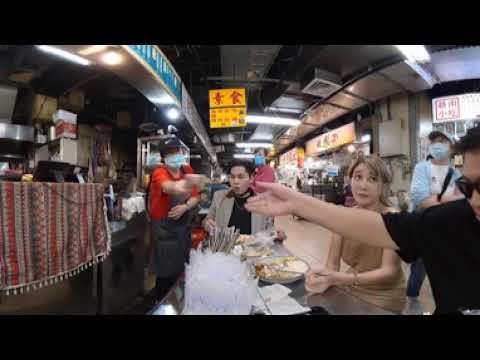 瘋狂的台灣市場晚餐360拍攝請自行滑動螢幕疯狂的台湾市场餐饮VR360MakanPasarTaiwanGila台湾市場食事图