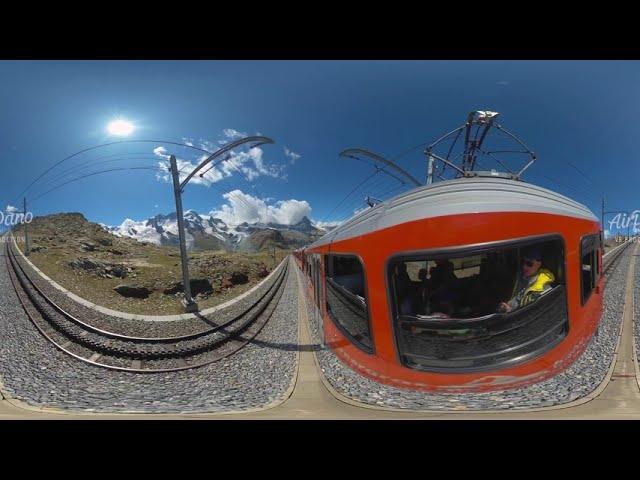 瑞士马特洪峰采尔马特8K空中360视频图